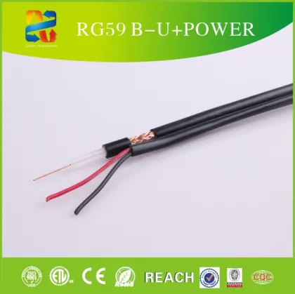 High quality China RG59 CCTV cable security camera/cable coaxial /antenna tv rg59 coaxial cable with power wire CCTV cable