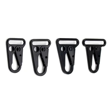 15mm-25mm Black Multipurpose Belt with Olecranon Hook Buckle for Mountaineering