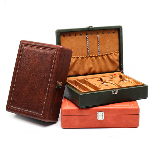 Custom Double-Layer Flip Jewelry Organizer Storage Box