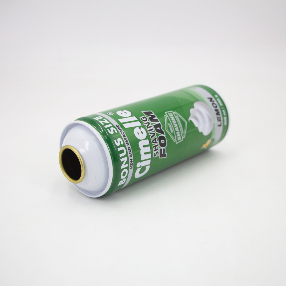 65MM shaving foam empty tin aerosol spray cans