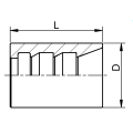 Ferrule für SAE 100 R1A -Schlauch