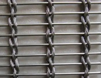 Woven metal mesh fabric manufacturer