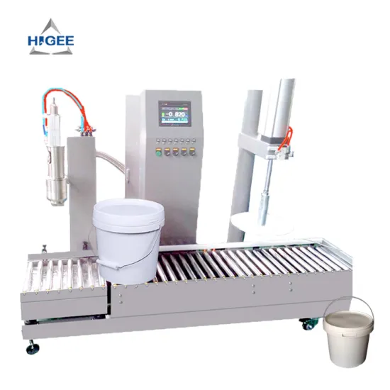 Higee Semi-automatic Wall Paint Filler for Emulsion Paint Filling Machine