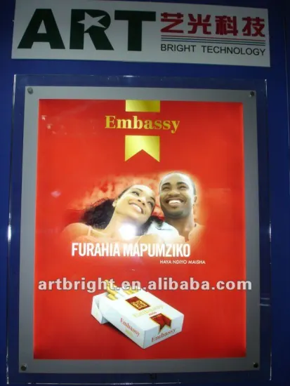 Advertising LED acrylic lighting display