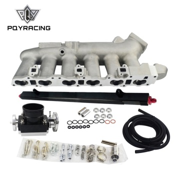 Cast Intake Manifold for Nissan 240SX RB25det/RB25 Skyline + 80MM Throttle Body + Fuel Rail