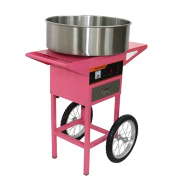 ขนมน้ำตาลอัตโนมัติเชิงพาณิชย์ (Floss/Cotton Candy) Making With Trolley