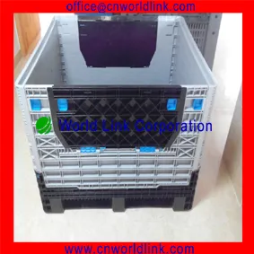 1000kgs Transport Plastic Foldable Pallet Box