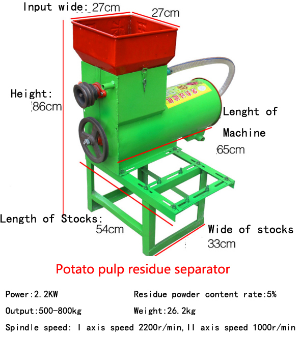 Sweet Potato Starch Making Equipment/Cassava Flour Processing Equipment/Cassava Grinder Mill Processing Machine