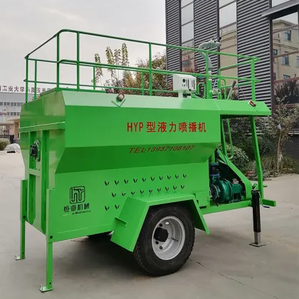 Hydroseeding and Grass Seed Planting with Hydraulic Mulch Seeding Machines