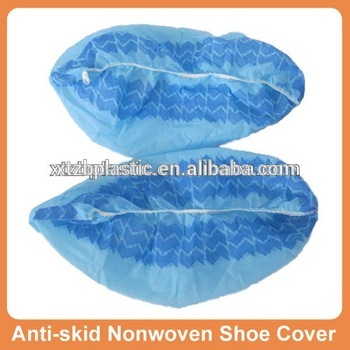 2014 Disposable non-skid shoecover non-woven made recycle use overshoe CE/ISO13485