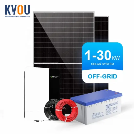 High Capacity 5kW Tilt Mount Solar Ground System for Home Installation