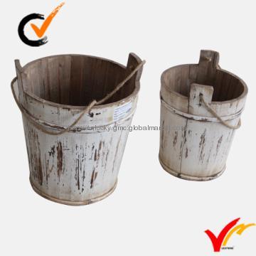 Ancient wooden  planter