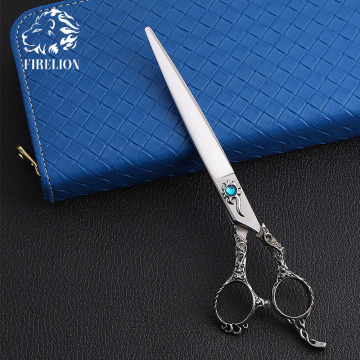 Professional 7.5 Inch Japanese 440C Pet Grooming Scissors Manufacturer