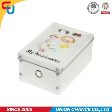 clear pp foldable storage box for accessories