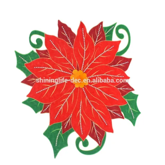 christmas decoration flowers christmas flower ornament