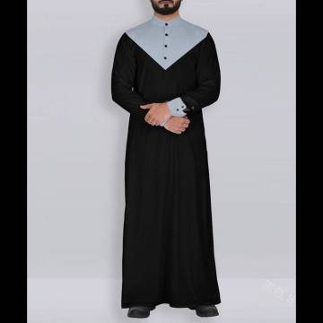 High Quality Long Sleeve Thobes for Men in the Middle East, Saudi Arabia, and Dubai