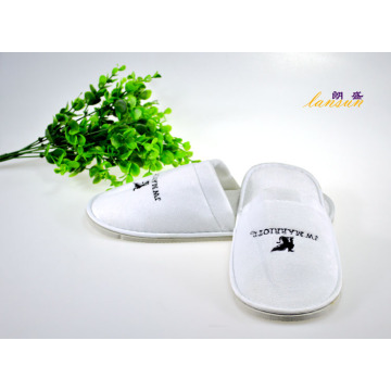 Velvet Slippers With Hotel Logo