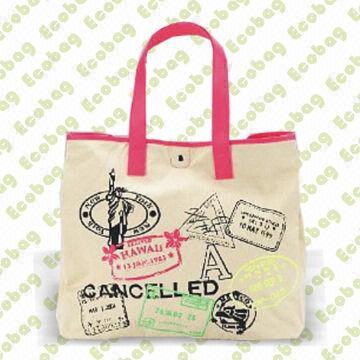 Fashionable Canvas Bag, Customized Sizes, Colors and Logos are Accepted