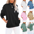 Frauen lässig Langarm Sweatshirt Tops