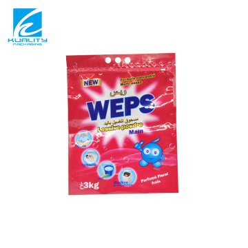 Custom Printed Laminated Plastic Pouch Bags for Detergent