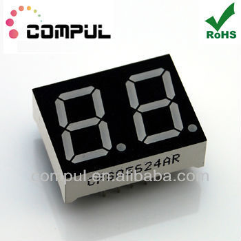 CPS05624AR, 0.56" Dual Digits 7-Segment LED Digital Display