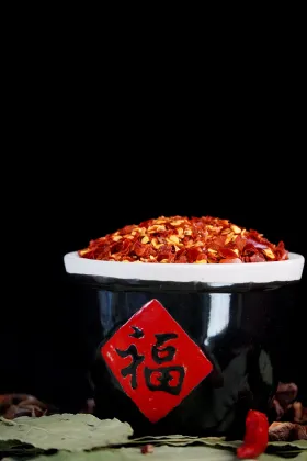 Chili flake seasoning
