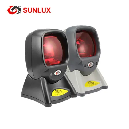 Flexible Desktop Crossed Laser SUNLUX Barcode Scanner