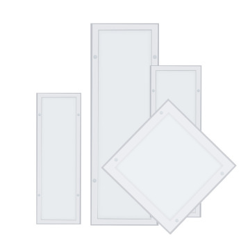 600x600 Alüminyum GUSSET OFİS LED Düz Panel Işığı