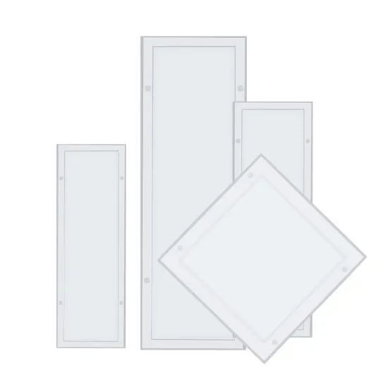 600x600 Aluminum Gusset Office LED Flat Panel Light