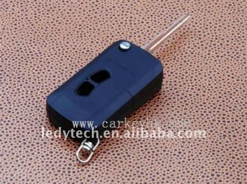 Mitsubishi Lancer 2 buttons flip remote car key casing& key blank& key shell