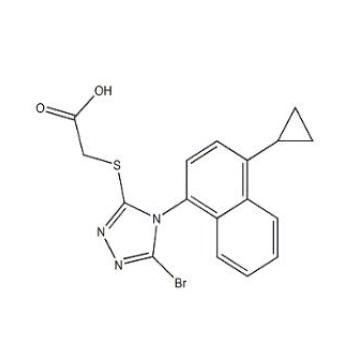 Lesinurad / RDEA 594 URAT1 억제제 CA 878672-00-5