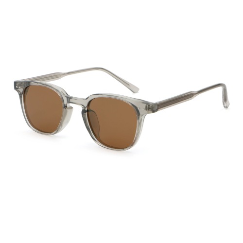 Retro Square PC Frame Polarized Sunglasses Ready Stock
