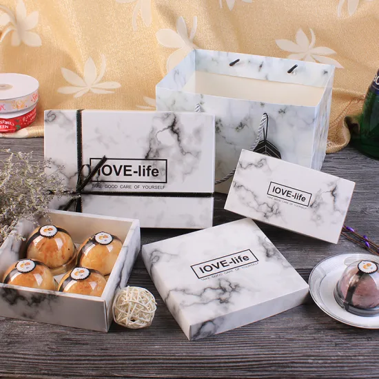 Marble pattern bakery box manufacturers