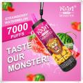 R &amp; M Monster 7000 Puffs Одноразируемые вейп wholsale