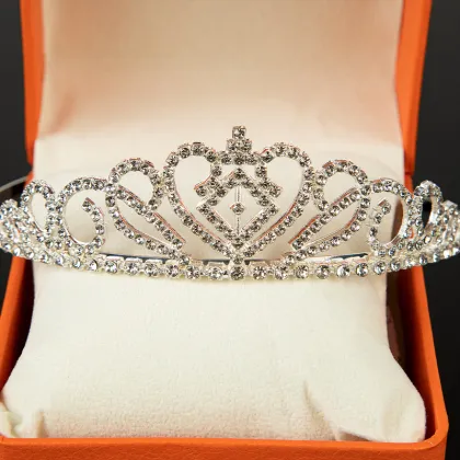 Children's Diamond Crown Bridal Headwear
