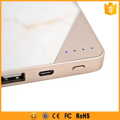 high quality marble case ATL 5000mah power bank battery