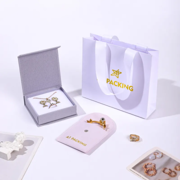 A1 Custom Luxury Magnetic Jewelry Package: Bracelet Storage Gift Box Set with Paper Box and Bag
