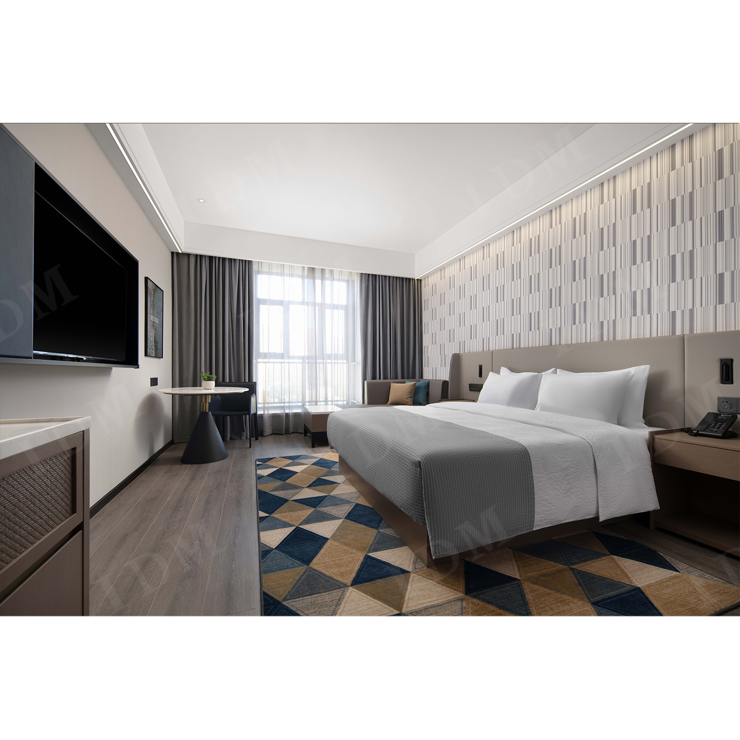 Five Star King Size Hotel Bedroom Furniture