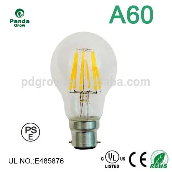 vintage led light fixtures pendant lamps A19 A60 E26 cUL 120V filament bulbs 2W 8W
