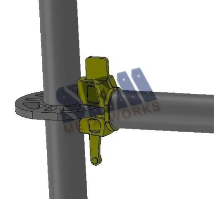 Q235 Steel Ringlock Systems Scaffold , Sgs Scaffolding , Construction Scaffolding