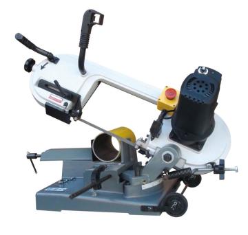 Portable mini metal cutting band saw machine