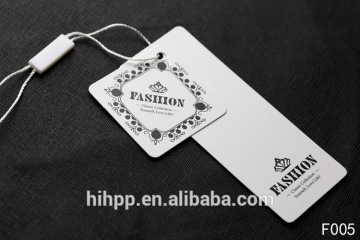 Customized Design Cardboard Hang Tag Clothing Hang Tag