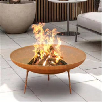 تصميم خاص Corten Steel Decorative Fire Pit