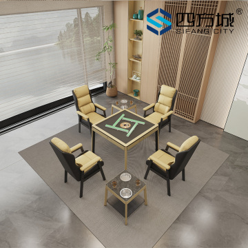 Mesa Mahjong Automática T660 Caqui Amarillo