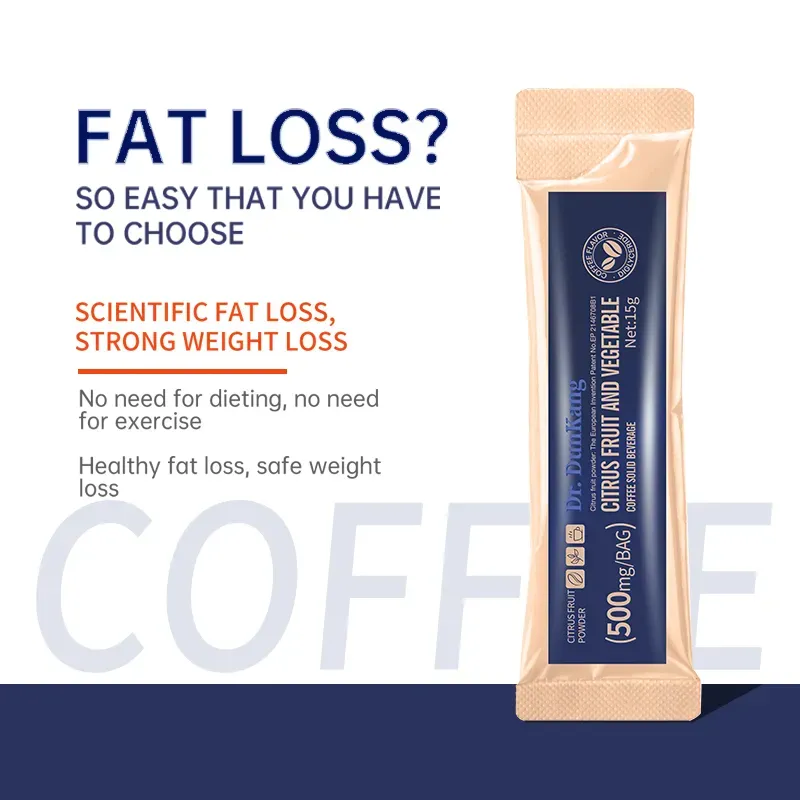 Weight Loss Slimming Coffee with Citrus Fruit and Vegetable Extract