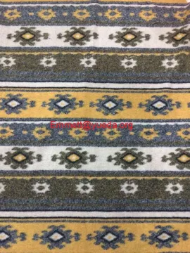 black yellow grey melange flowers floral jcquard pattern woolen knit fabric