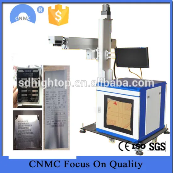 High quality fiber laser marking machine with EZCAD soft ware for sale price