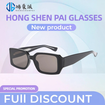 Thin Frame Modern Sunglasses in Streamlined Black Acetate