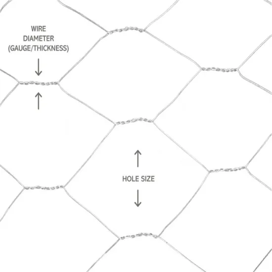 Plastering PVC Coated or Galvanized Hexagonal Decorative Chicken Wire Mesh for Poultry