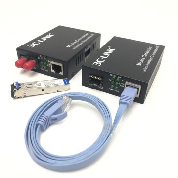 3CLINK Gigabit SFP Fiber Media Converter for 10/100/1000Base-T to 1000Base-X